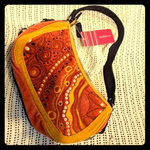 Velvet Rhapsody Burnt Orange Bohemian Purse
